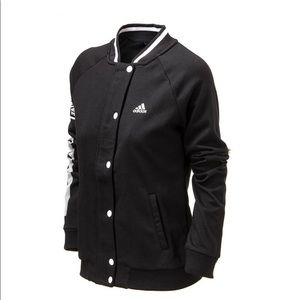 Women Adidas Black White Jacket